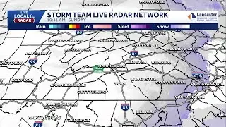 Snow piling up fast in south-central Pennsylvania