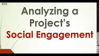 Social Engagement:  Analysis