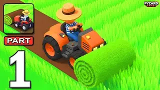Backyard Master - Gameplay Walkthrough Part 1 - Trim & Shape Backyards (Android, iOS)
