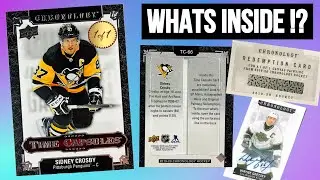 1/1 RIP CARD !! Opening 2019-20 Chronology Sidney Crosby 1 of 1 Time Capsules Rip Card !