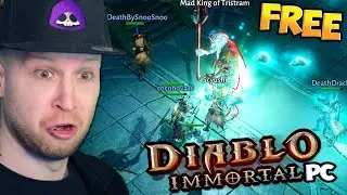 DIABLO IMMORTAL FREE 2 PLAY on PC & MOBILE NOW! | Diablo Immortal Necromancer Gameplay Part 1
