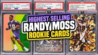 Top 15 Randy Moss Rookie Cards Recently Sold 👀 Are These Undervalued? #sportscards