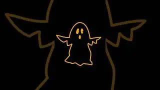 How To Draw The Ghost Emoji #Shorts