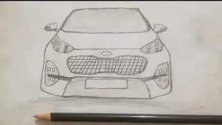 how to draw Kia Sportage step by step | easy drawing | CarDrawing SAR