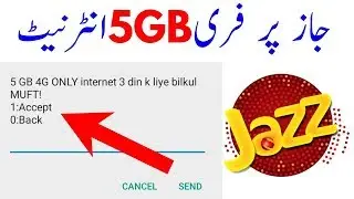 Jazz Free 5GB internet | Jazz free internet code 2020
