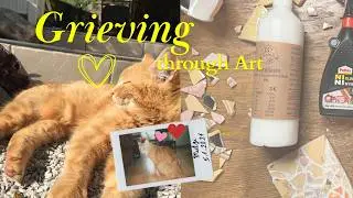 Art Therapy Activity for Pet Grief | DIY Mosaic Coaster