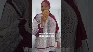 Quick & Easy One-Skein Projects - Crochet Beanie and Crochet Booties w/ 24/7 Cotton yarn (186 yds)