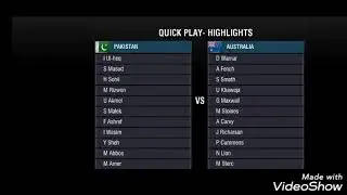 Wcc2 Pakistan vs Australia highlights