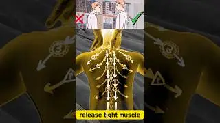 Shoulder and back pain relif massage #backmassage #backpain