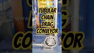Tubular Chain Drag Conveyor Running Trial | Smooth Powder Conveying System | Pneuconveyor 🧑&zwj;🔧 #engg