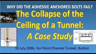 The Collapse of the Ceiling of a Tunnel &ndash; A Case Study (The Big Dig ceiling collapse)