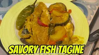 🐟 SAVORY FISH TAGINE | AUTHENTIC RECIPE WITH SPICES & VEGETABLES 