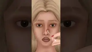 ASMR - 여드름 피부 관리 애니메이션 - Nose Treatment skin care - Spa facial makeup #asmr #shorts #nosetreatment
