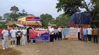 Run for unity thauram Pailapool Jawahar navodaya vidyalaya dagi Pailapool karong fauba chatkhre.