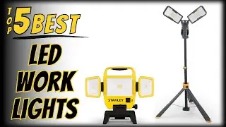 Top 5 Best LED Work Lights (2025) &ndash; Bright, Durable & Portable Lighting for Every Job!