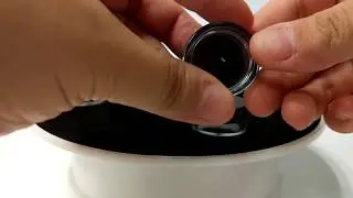 Cheap 5ml Clear Plastic Jars with black lids