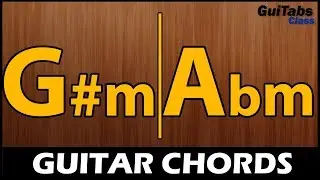 G#m CHORD / Abm CHORD 🎸- Beginner GUITAR Chords 🎓- How to play the G# Minor / Ab Minor Chord 🎵