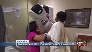 Pink pancake feed in Omaha to raise awareness for breast cancer