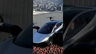 Tesla Flying Car! #tesla #elonmusk #elon #automobile #music #viral #viralvideo #viralshorts #fun