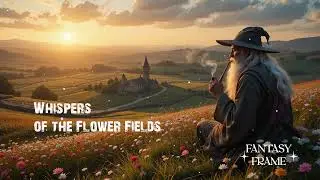 Whispers of the Flower Fields | Gentle Medieval Fantasy Music with Celtic Flute & Harp