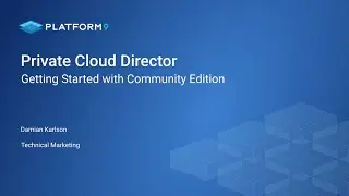 Private Cloud Director: Getting Started with Community Edition