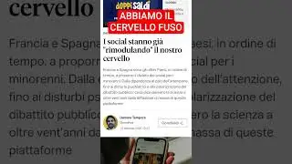i social ti fondono il cervello