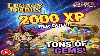 [Yu-Gi-Oh! Duel Links] Legacy Duels Farming Bot! Get 2000 XP per Duel! 💯💎😁
