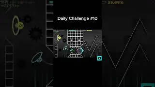 Geometry Dash Daily Challenge #10 #geometrydash #gd #games #challenge #layout #difficult #level