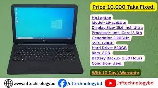Hp Core i3 6th Gen-Used Laptop-128GB SSD-Hard Drive-500GB-8GB Ram