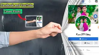 Stylish Facebook cover photo editing kaise karen || How to make Facebook cover photo || PicsArt 2022