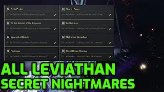 GUIDE - All Secret Nightmares & Leviathan Event HVT's locations Destiny 2