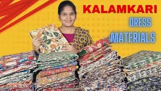 Kalamkari latest dress materials