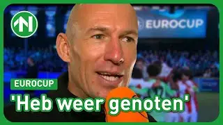 Arjen Robben geniet van Eurocup Delfzijl