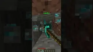 Lucky vs Unlucky Minecraft #shorts #minecraft