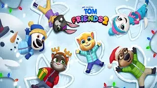 My Talking Tom Friends 2 Christmas update unlocked puffer jacket  Gameplay - Android ios 