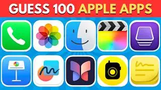 Guess the App Logo in 3 Seconds | 100 Apple App Logos Quiz