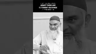 Islamic scholar agrees there are multiple versions of the quran