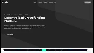 Building Crowdy: A Decentralized Crowdfunding dApp with ReactJS