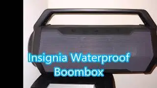 insignia waterproof bluetooth speaker boombox