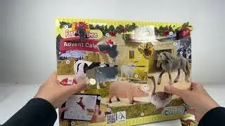 CollectA Farm Animals Advent Calendar ASMR Unboxing