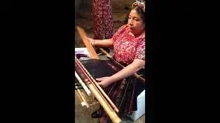 Mayan Weaving in Antigua, Guatemala