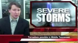 Tornadoes possible in Middle Tennessee, North Alabama tonight