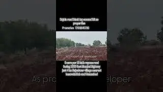 Hyderabad to Mumbai properties 3 acre land road facing 1200 ft rs 18 lakh per acre black top r con