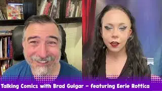Brad Guigar is Talking Comics with burlesque performer Eerie Rottica #comicsdad #comics #burlesque