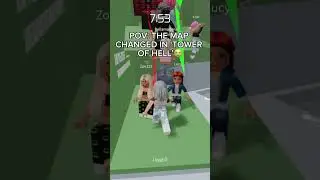 POV: THE MAP CHANGED IN &lsquo;TOWER OF HELL&rsquo; 😂 #roblox #towerofhell #shorts #funny