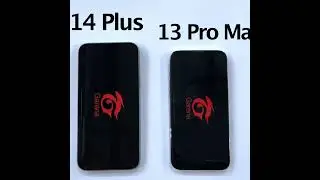 iPhone 14 plus VS iPhone 13 pro Max Free Fire Max TEST #shorts #short