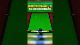 SNOOKER EXCHANGE🔥 !!! #snooker  ##ronnieosullivan