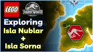 Exploring LEGO Hub Worlds | ISLA NUBLAR & SORNA (LEGO Jurassic World)