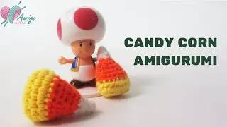 #100 DIY | Candy Amigurumi | Crochet CANDY CORN Introduction | AmiguWorld