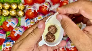 kinder joy opening | satisfying video | relaxing | ASMR | very yummy cream candy opening #kinderjoy